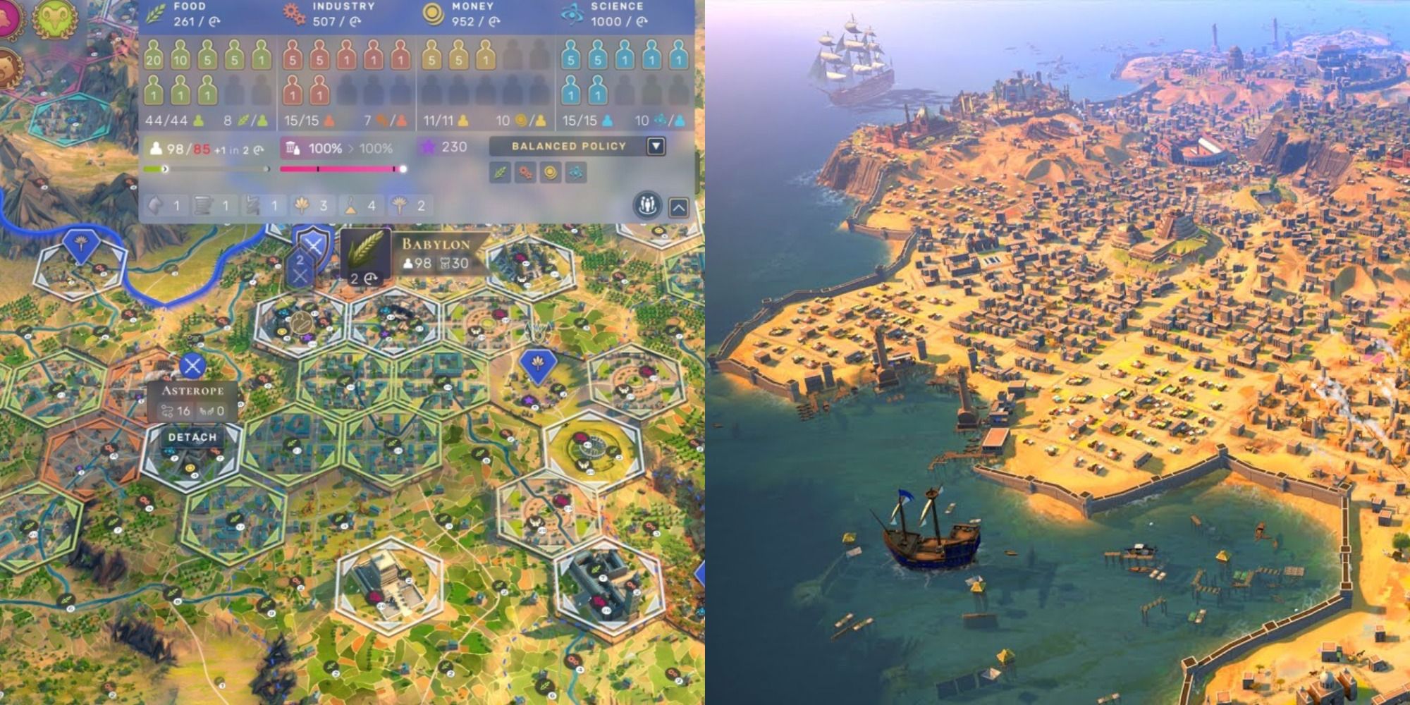 humankind city and coastline