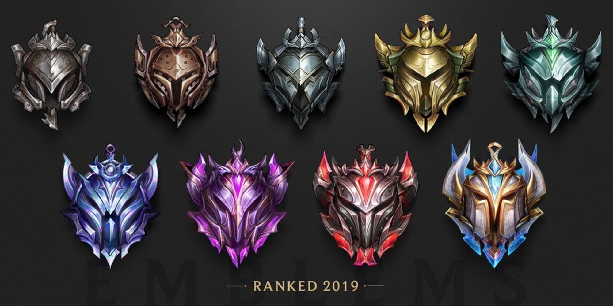 League of Legends Tiers Icons