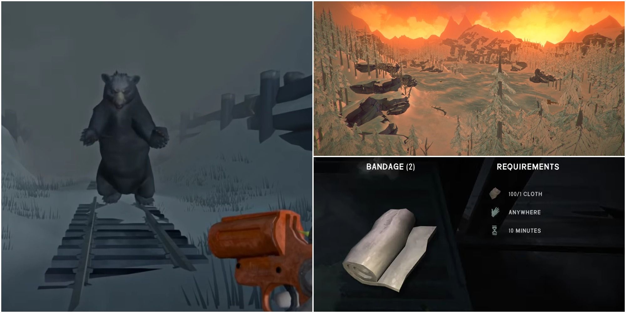 The Long Dark: Snapshots Of The Bear, Frozen Lake And Unlimited Item Crafting