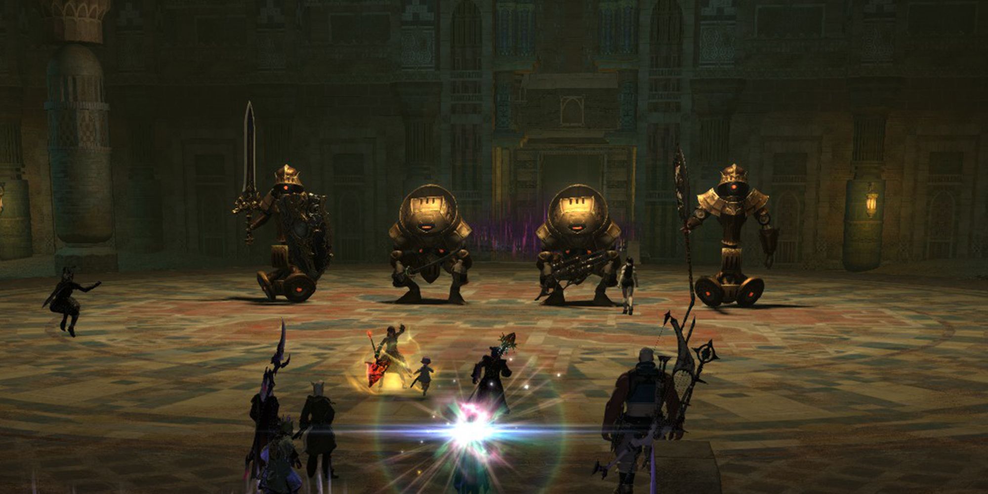 Final Fantasy 14 How To Beat The Queens Guard In Delubrum Reginae