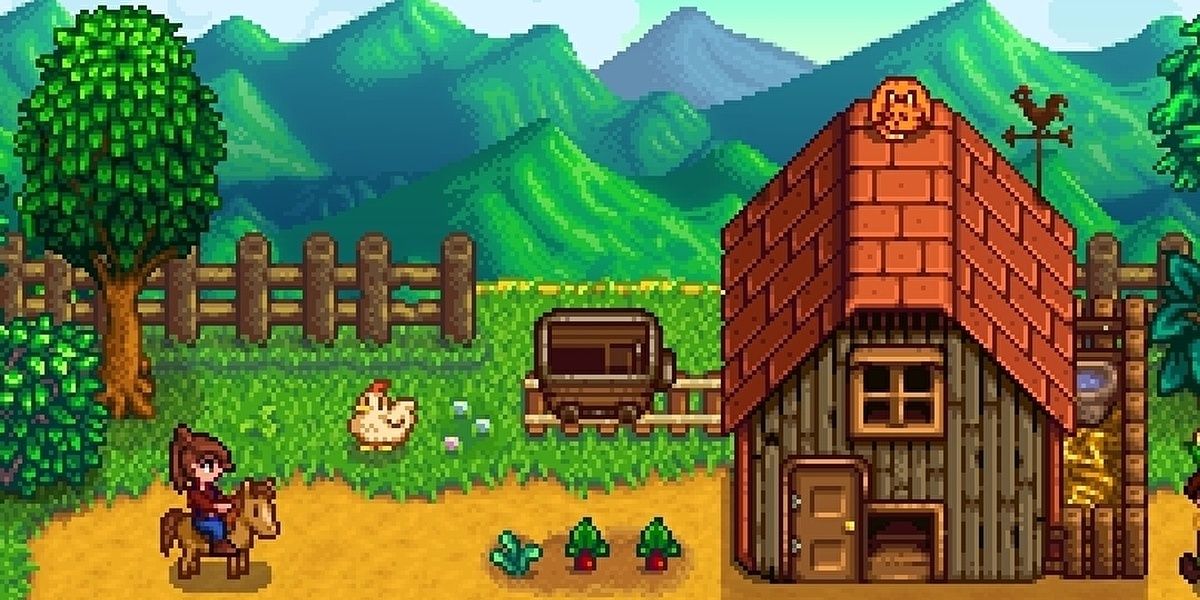 stardew valley arriving at farm