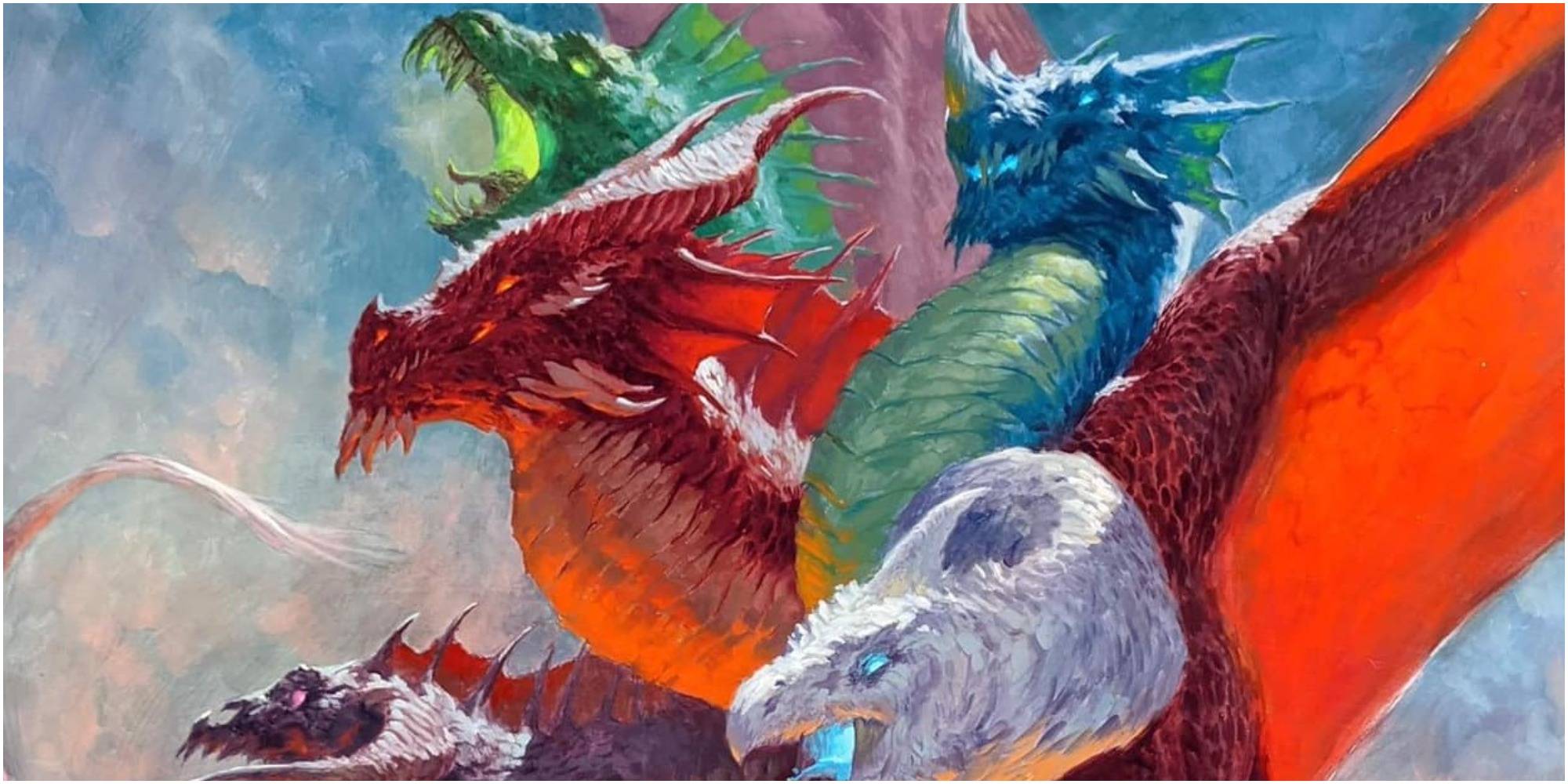tiamat mtg dragon art