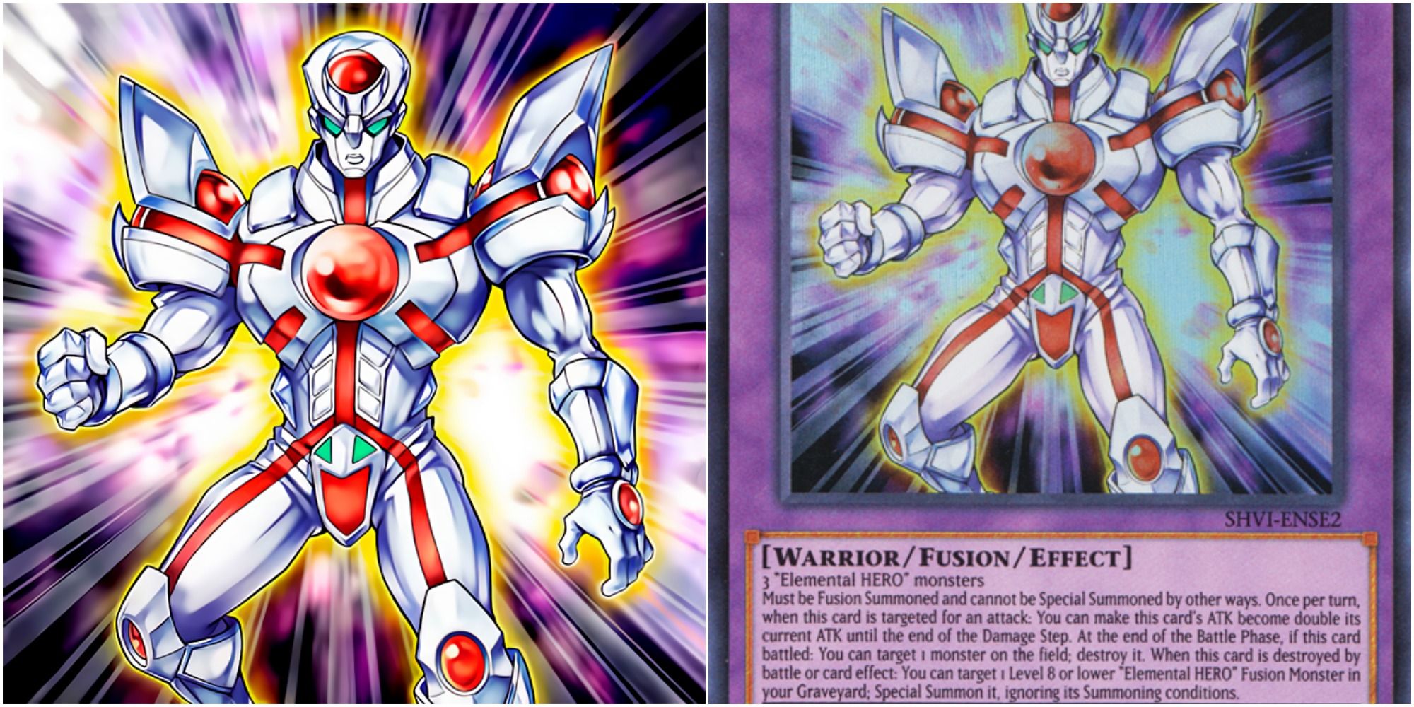 yugioh elemental hero core card art and text