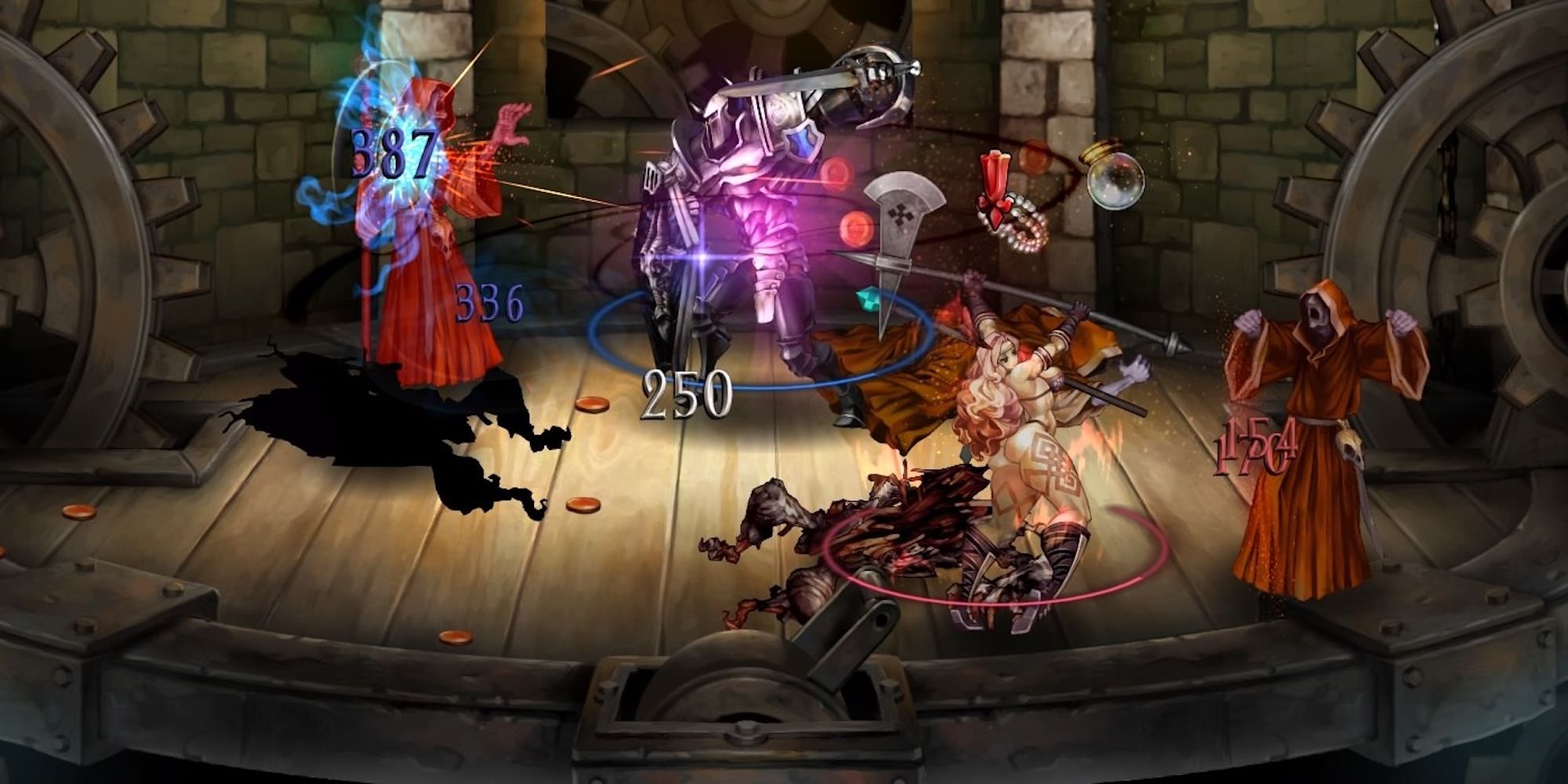 Fighting enemies in Dragon’s Crown