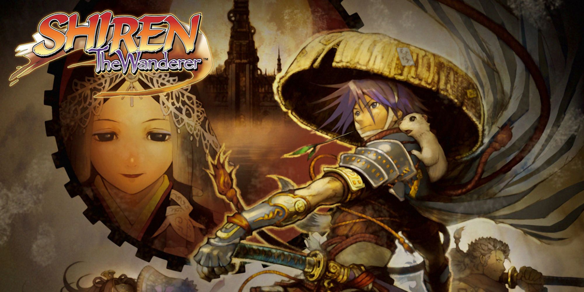 Promo art featuring characters from Shiren The Wanderer