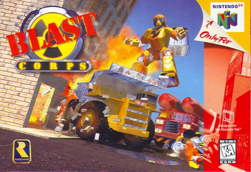 Blast Corps N64 game