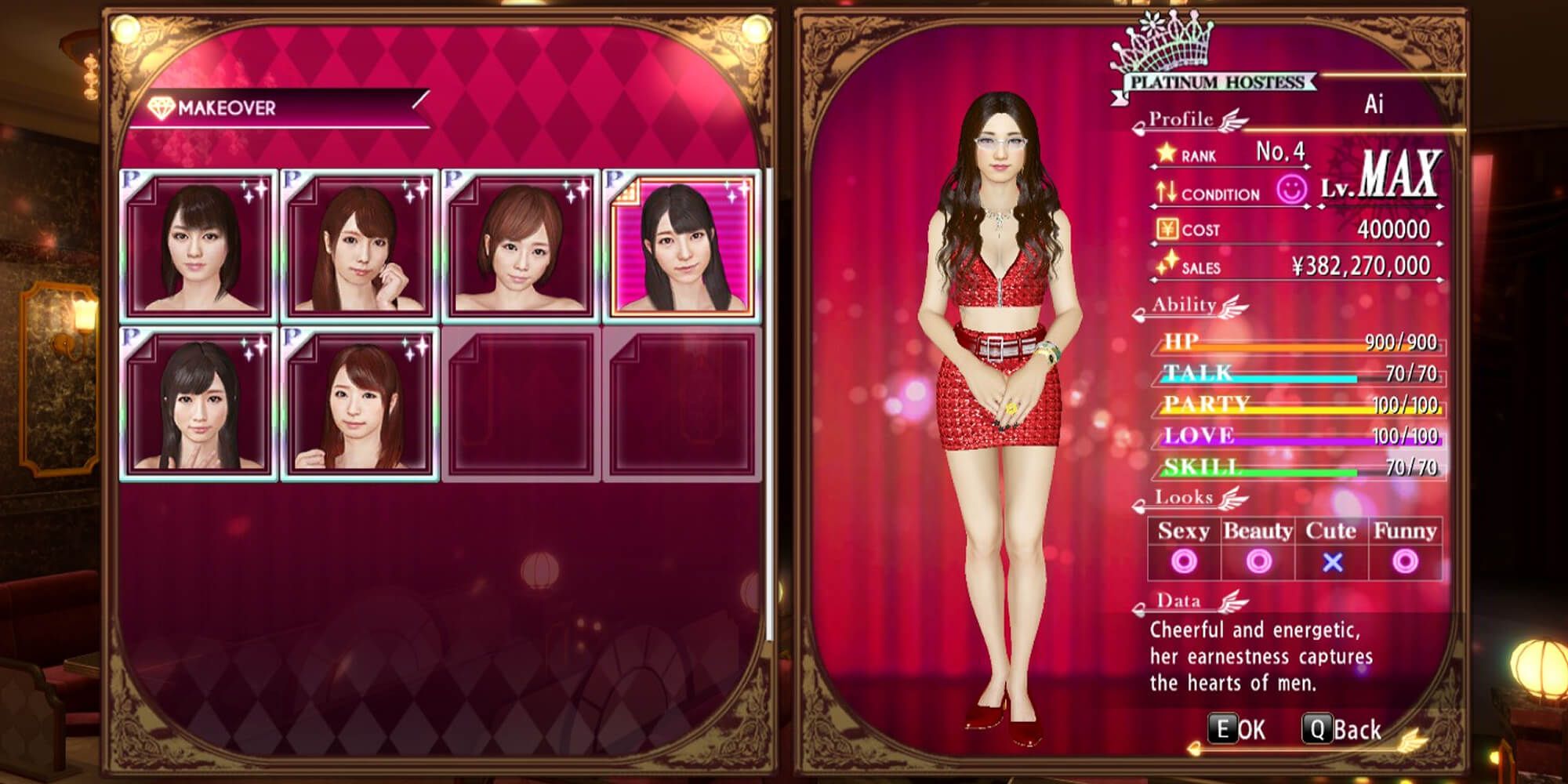 The Hostess Ai's Profile Page