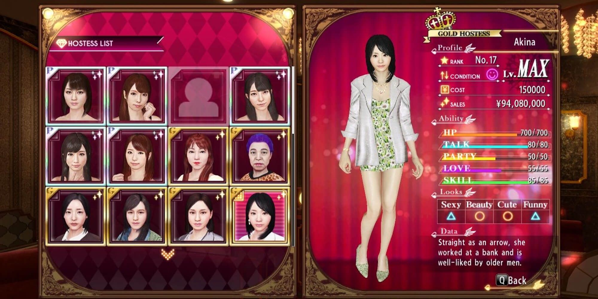 The Hostess Akina's Profile Page