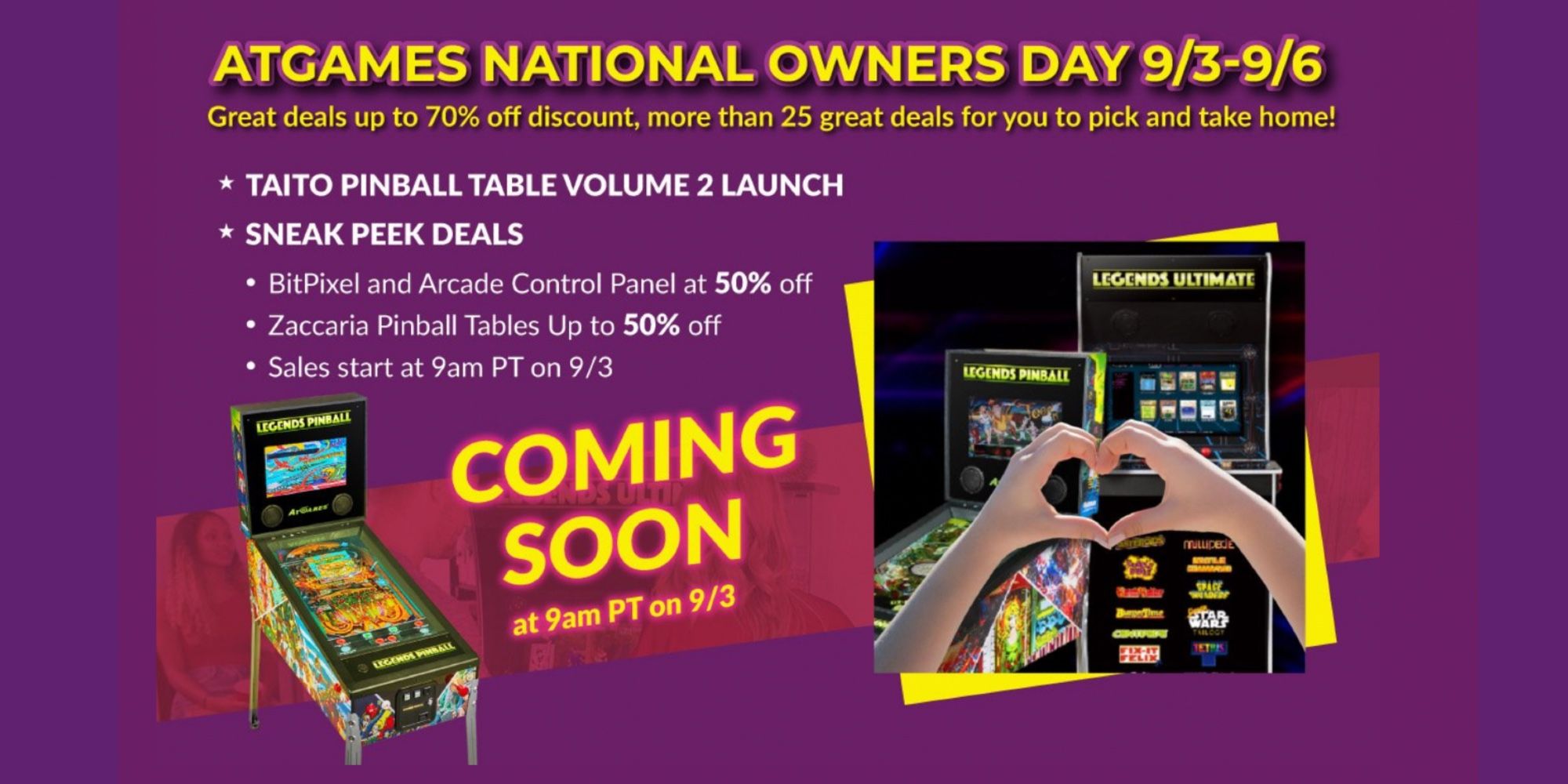 AtGames Offering Huge Arcade Discounts For National Owner's Day