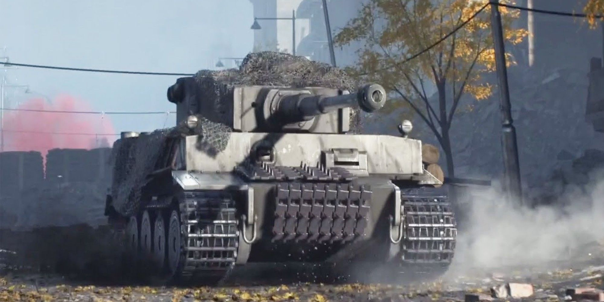Battlefield tiger tank battlefield v