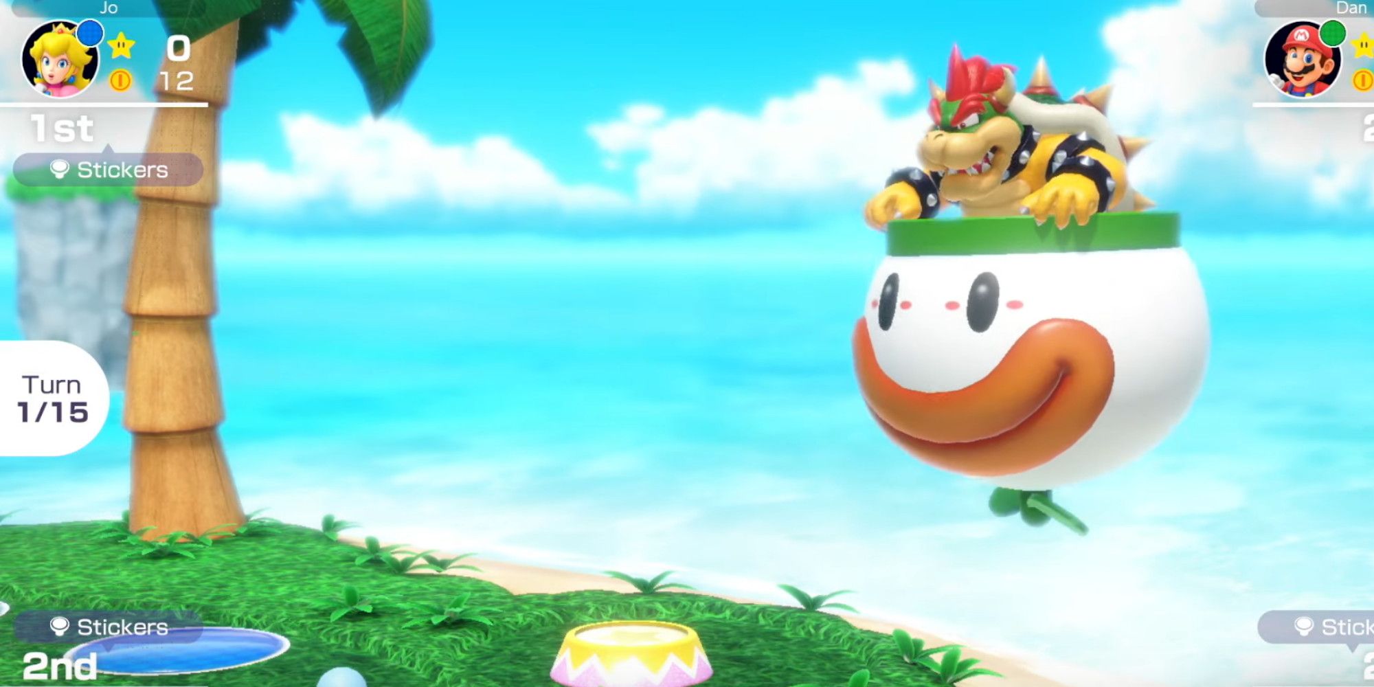 bowser jr in yoshi's tropical island mario party superstars