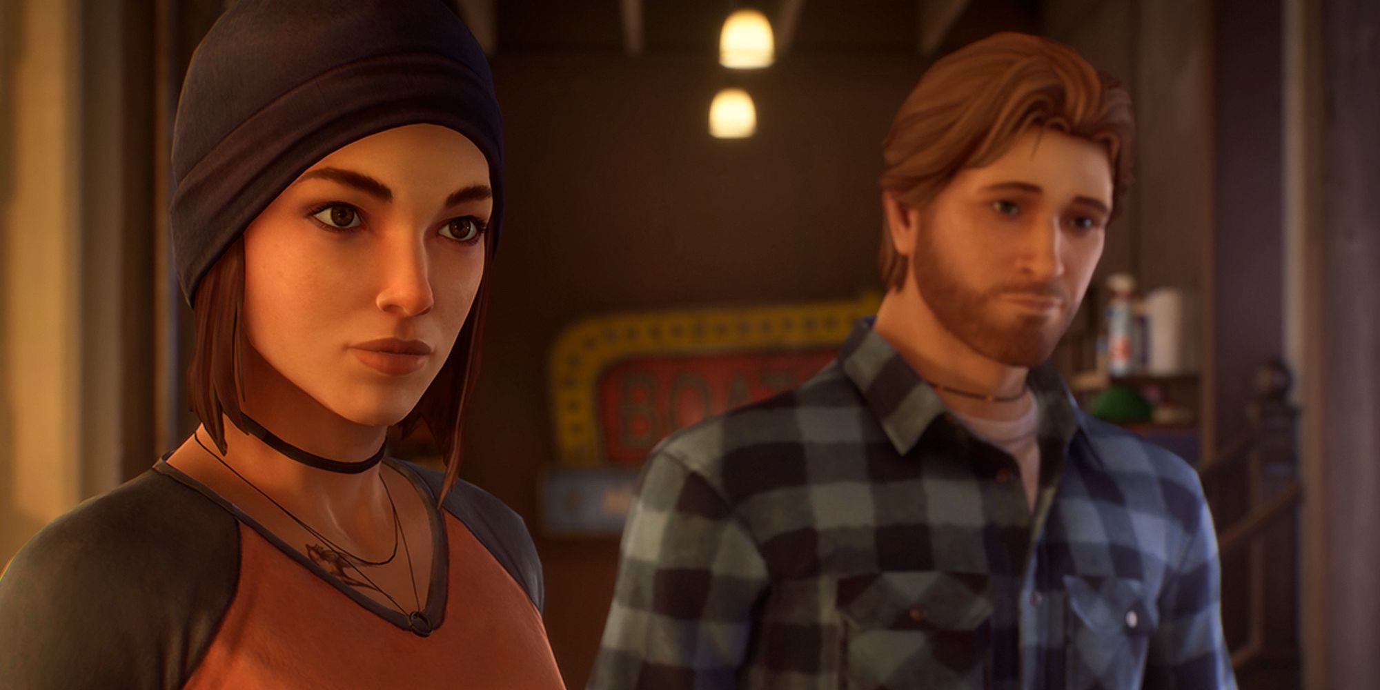 Steph and Ryan standing next to each other from Life Is Strange: True Colors