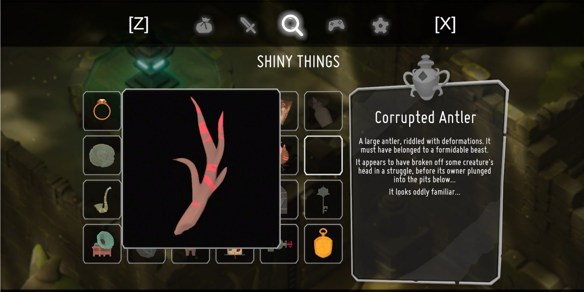 Corrupted Antler in Death's Door