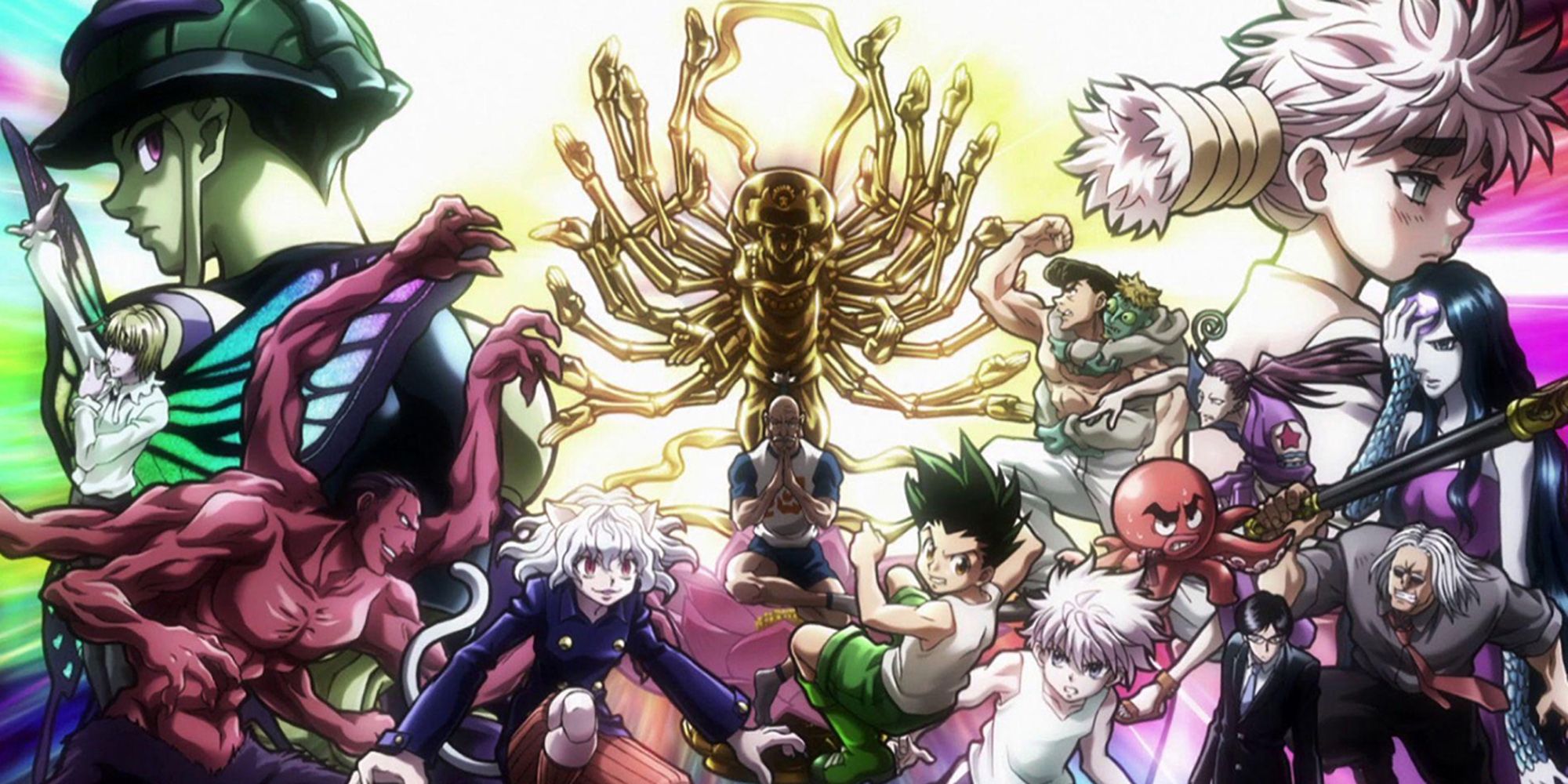 Cover Art For Hunter X Hunter Chimera Ant Art With All Main Cast For This Arc Featured