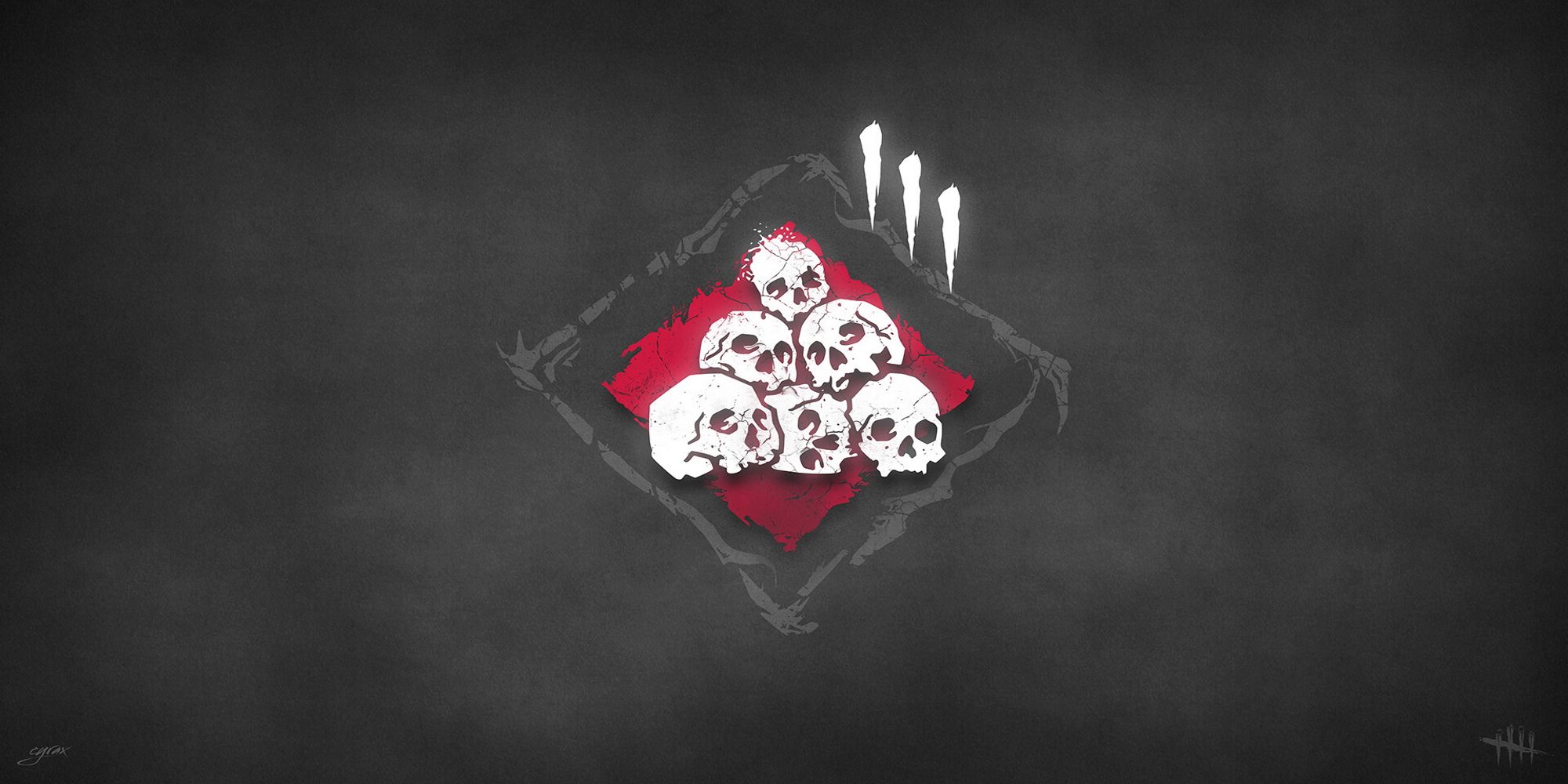 The icon for the perk Hex: No One Escapes Death (NOED) from Dead by Daylight