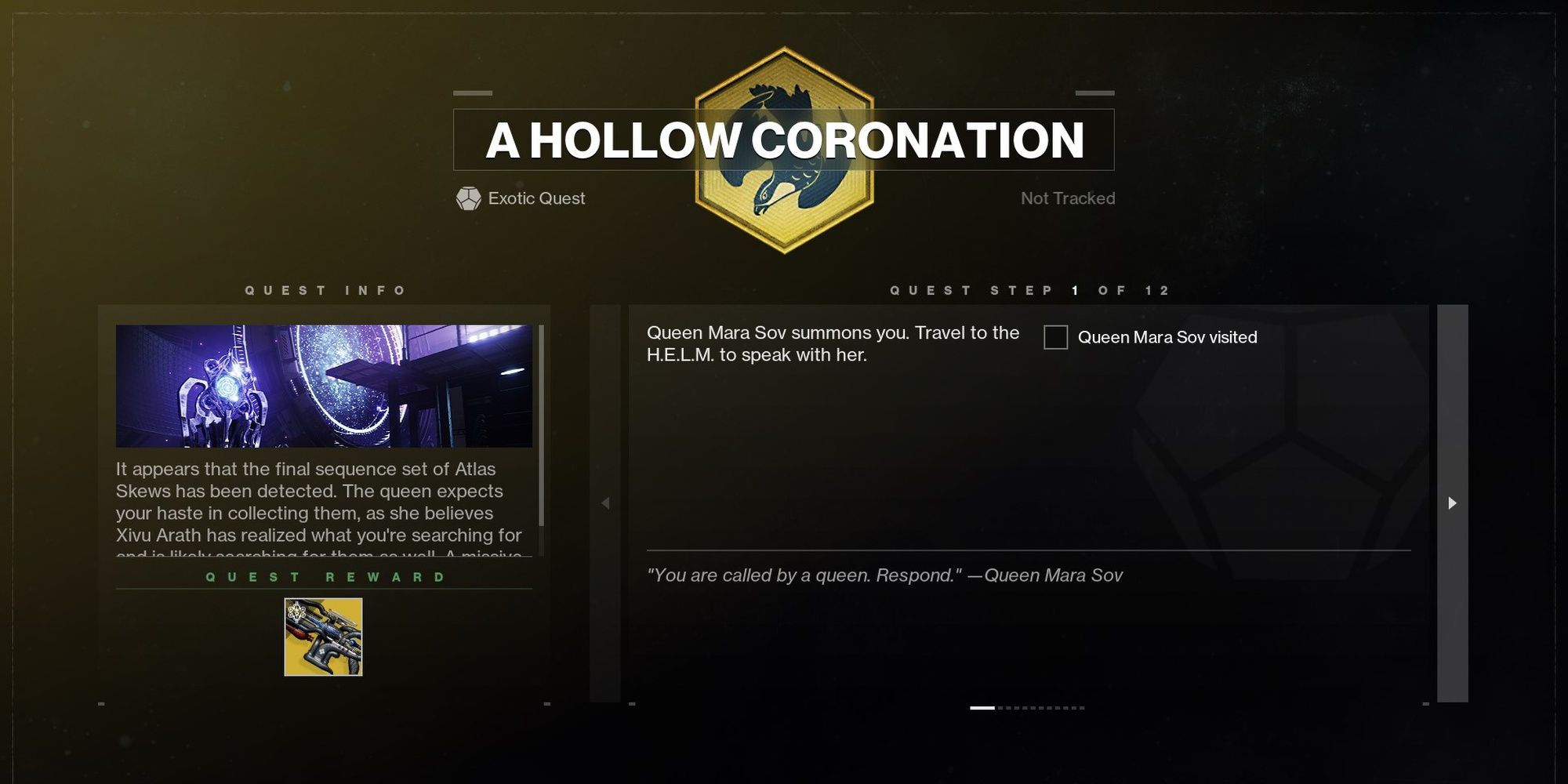 Destiny 2 A Hollow Coronation