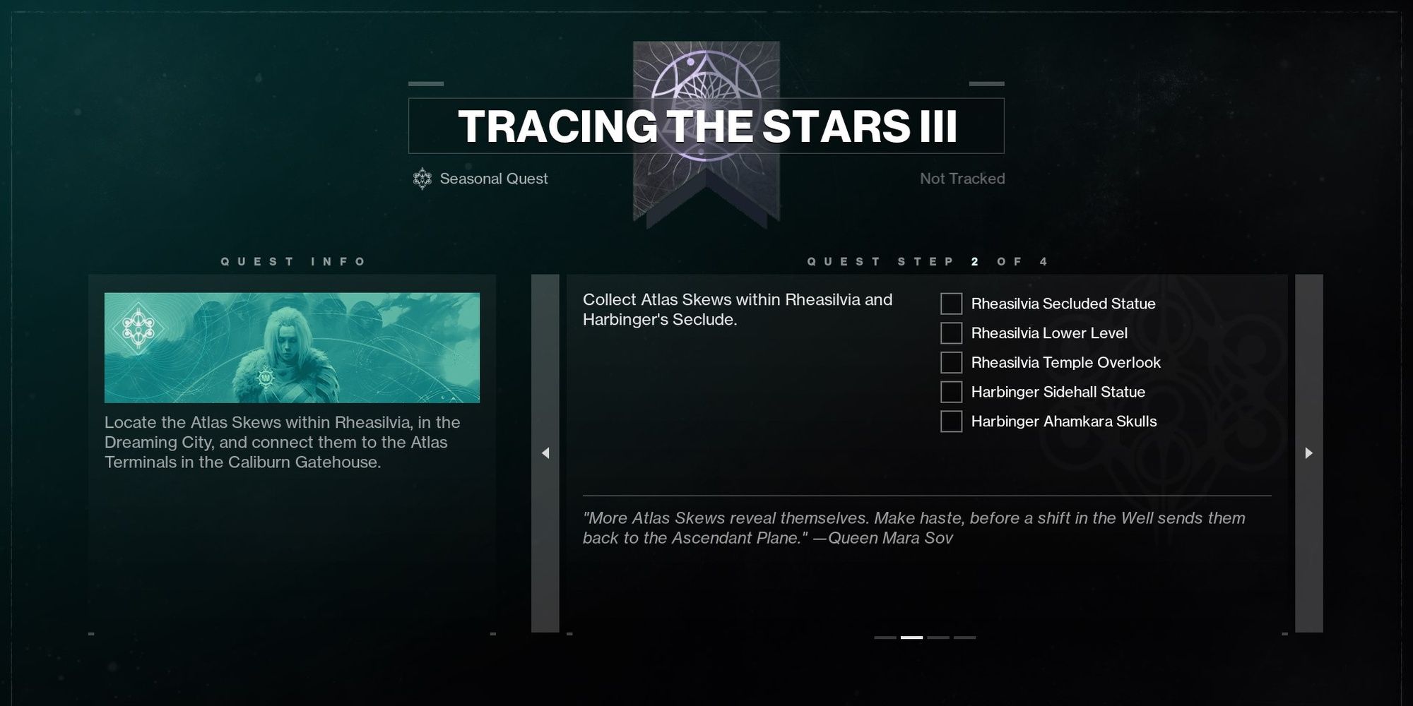 Destiny 2 Tracing The Stars III