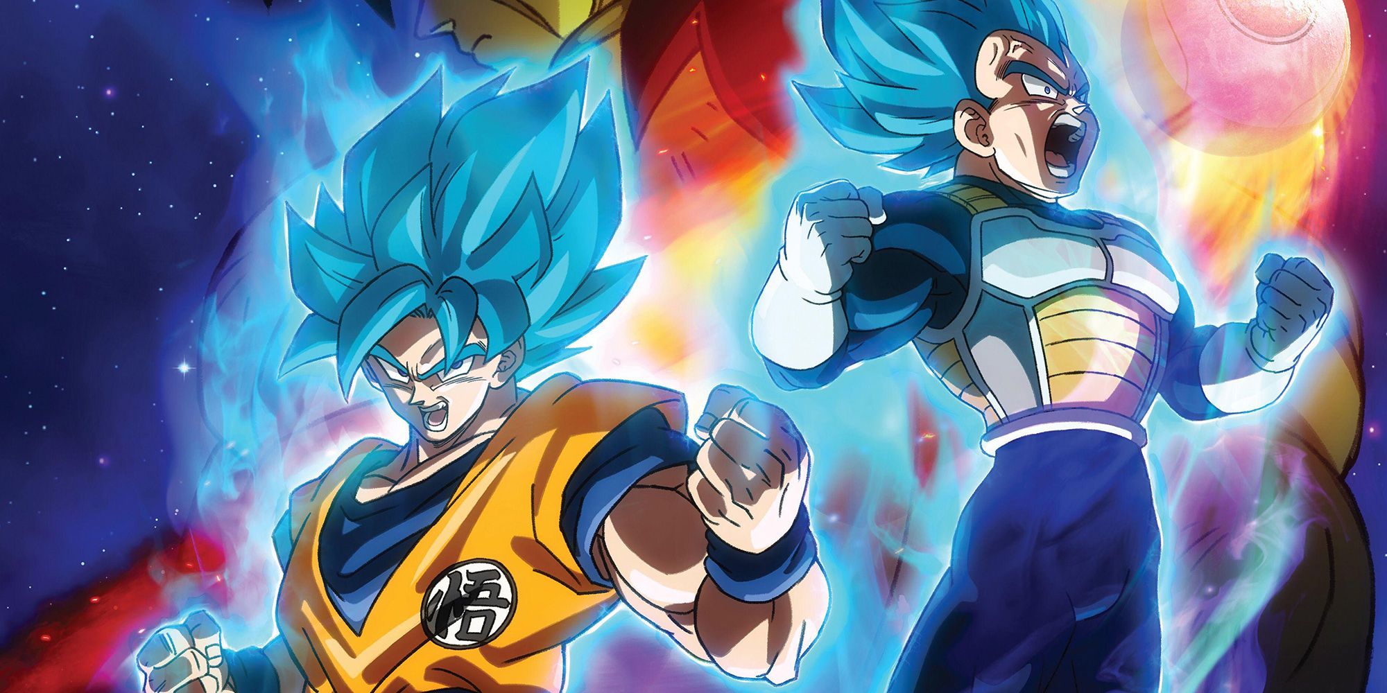 Dragon Ball Super Vegeta And Goku In SSGSS Looking Angry Together