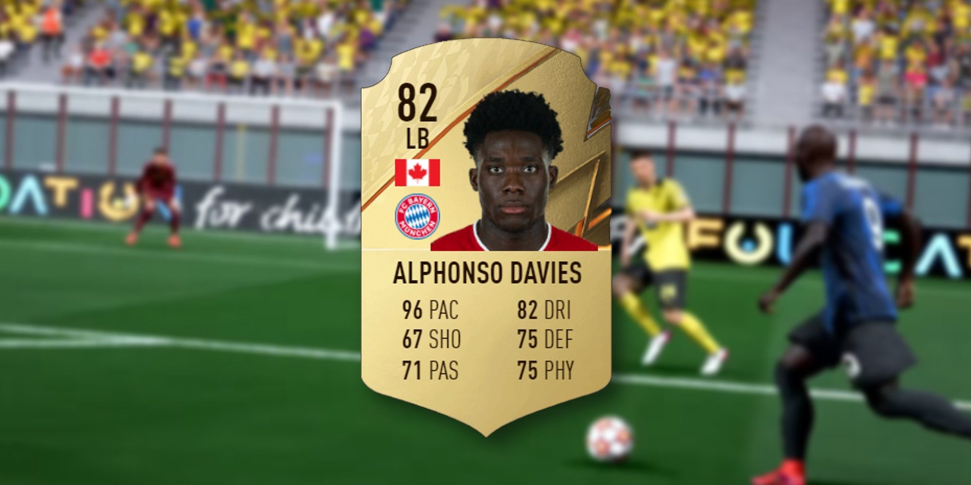FIFA 22 alphonso davies card