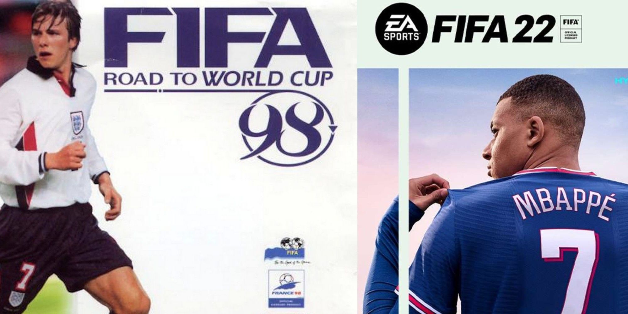 FIFA GAMES 98 AND 22