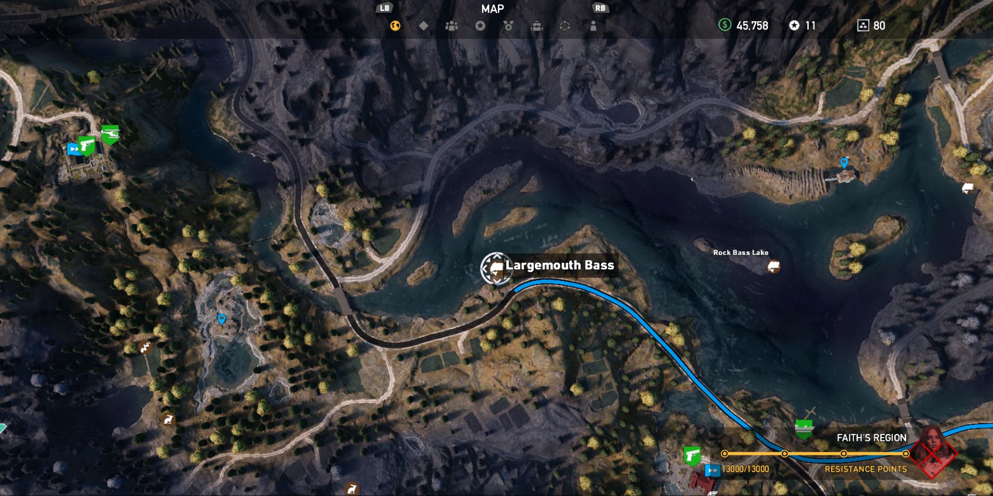 Largemouth Bass Location Far Cry 5