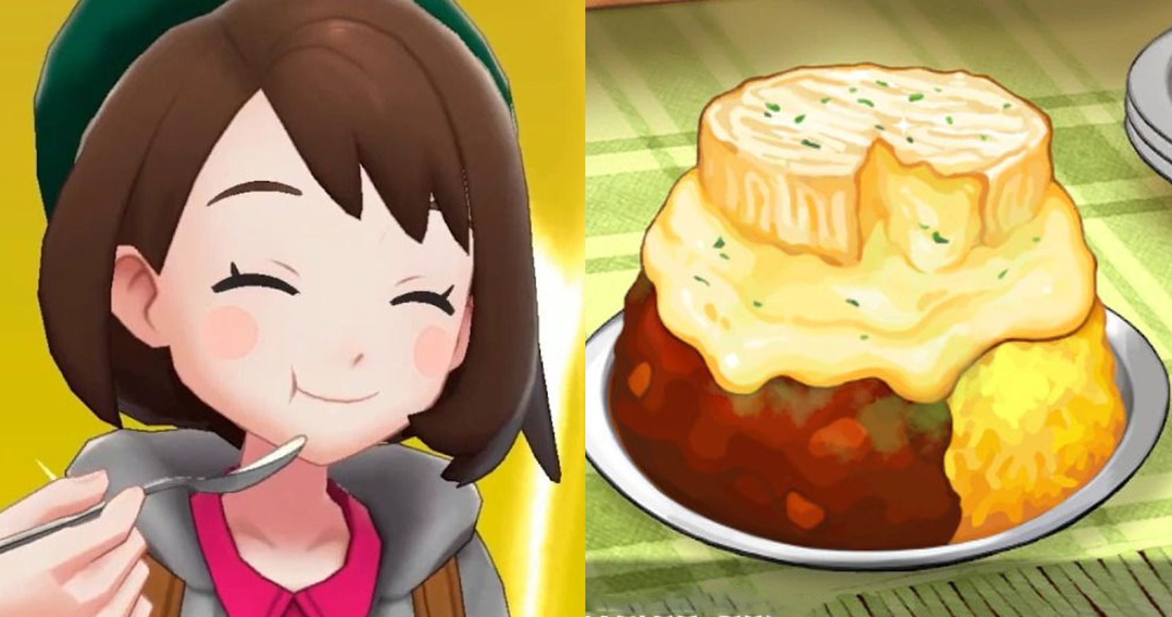 Pokemon split image curry