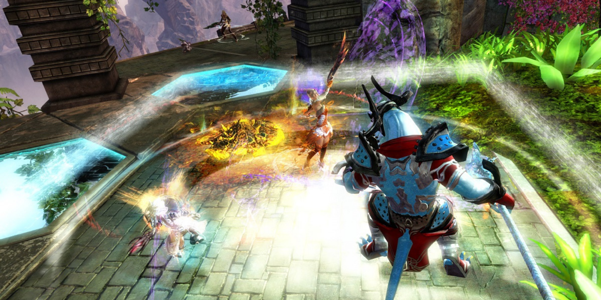 GW2 - Screenshot of players playing Conquest PvP