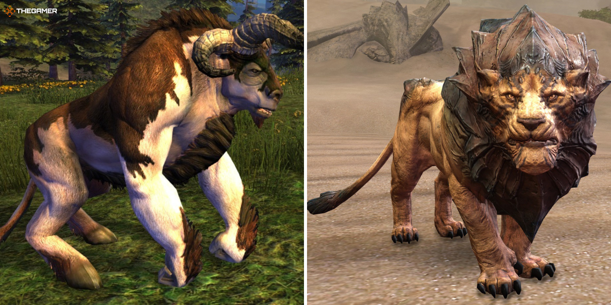 Guild-Wars-2---Minotaur-on-left,-Sand-Lion-on-right.png