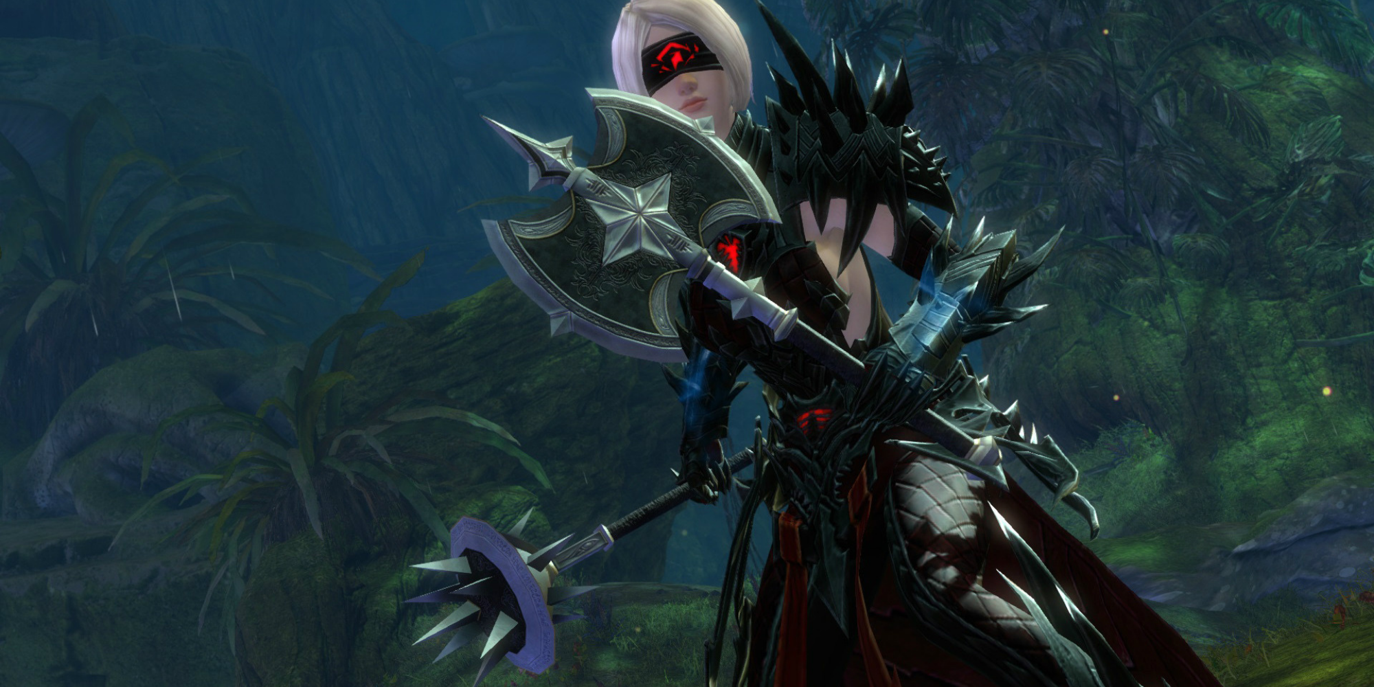 Guild Wars 2 - Revenant wielding an axe and a mace