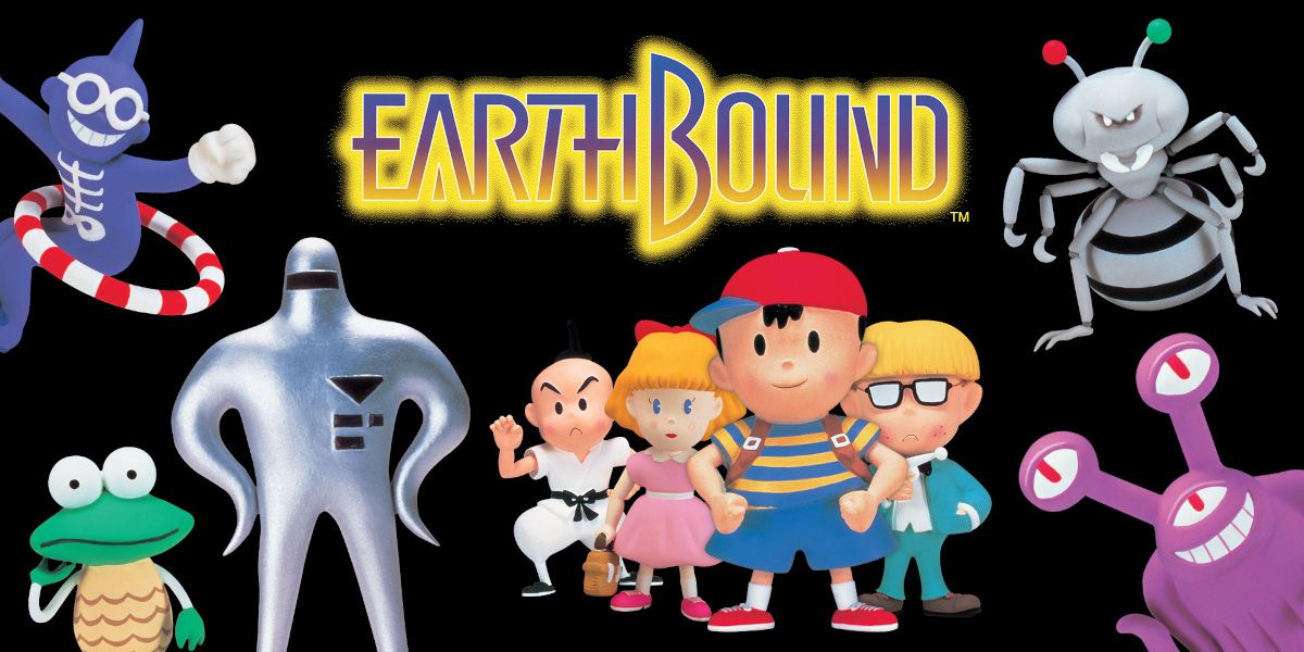 EarthBound Collage of characters and creatures