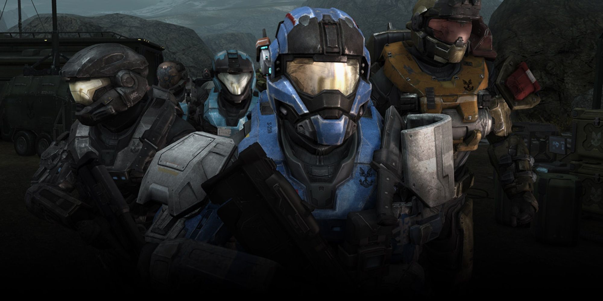 Halo Reach Carter With Noble Team