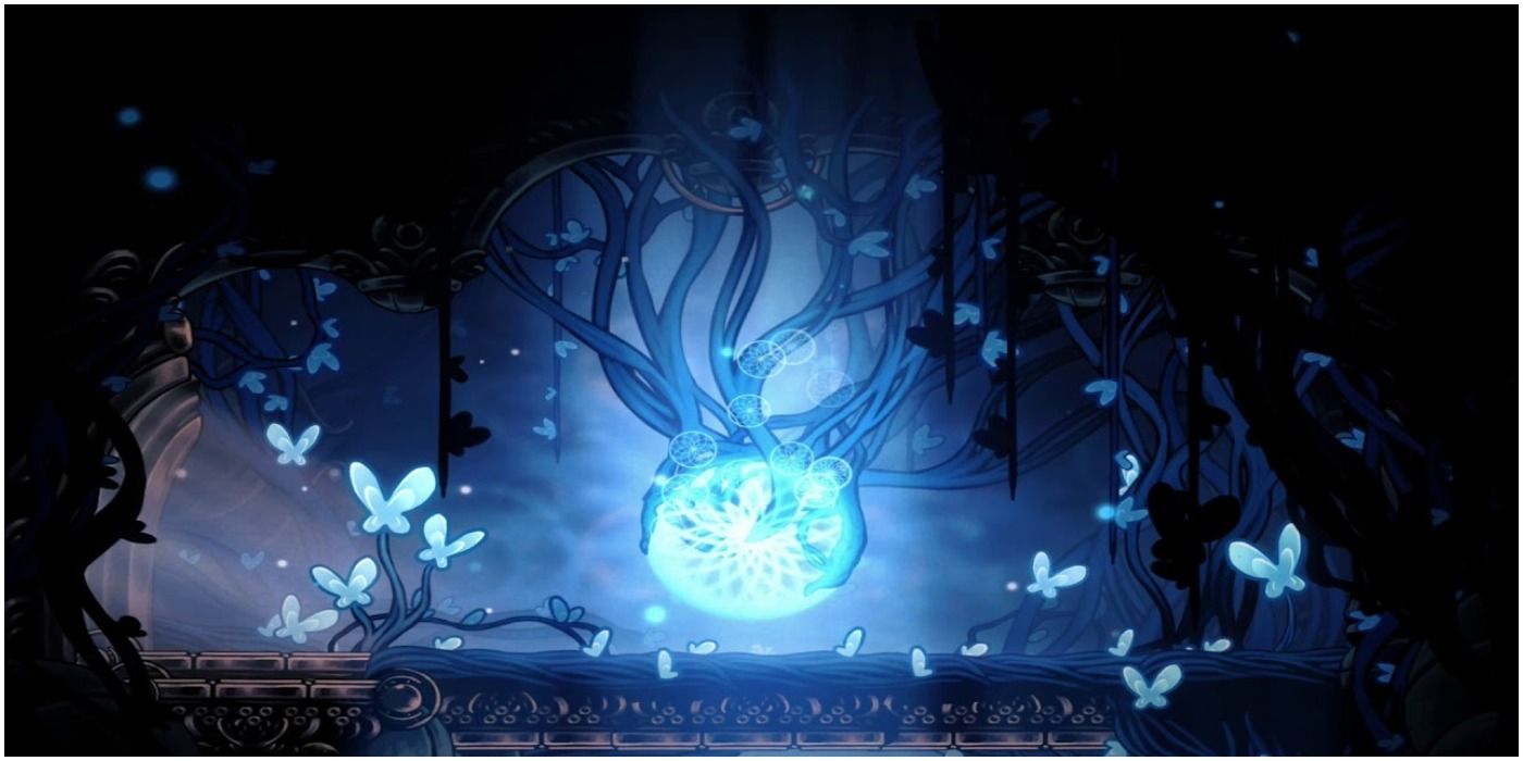 Hollow Knight - The Dreamcatcher Inside The Godhome Lifeblood Door