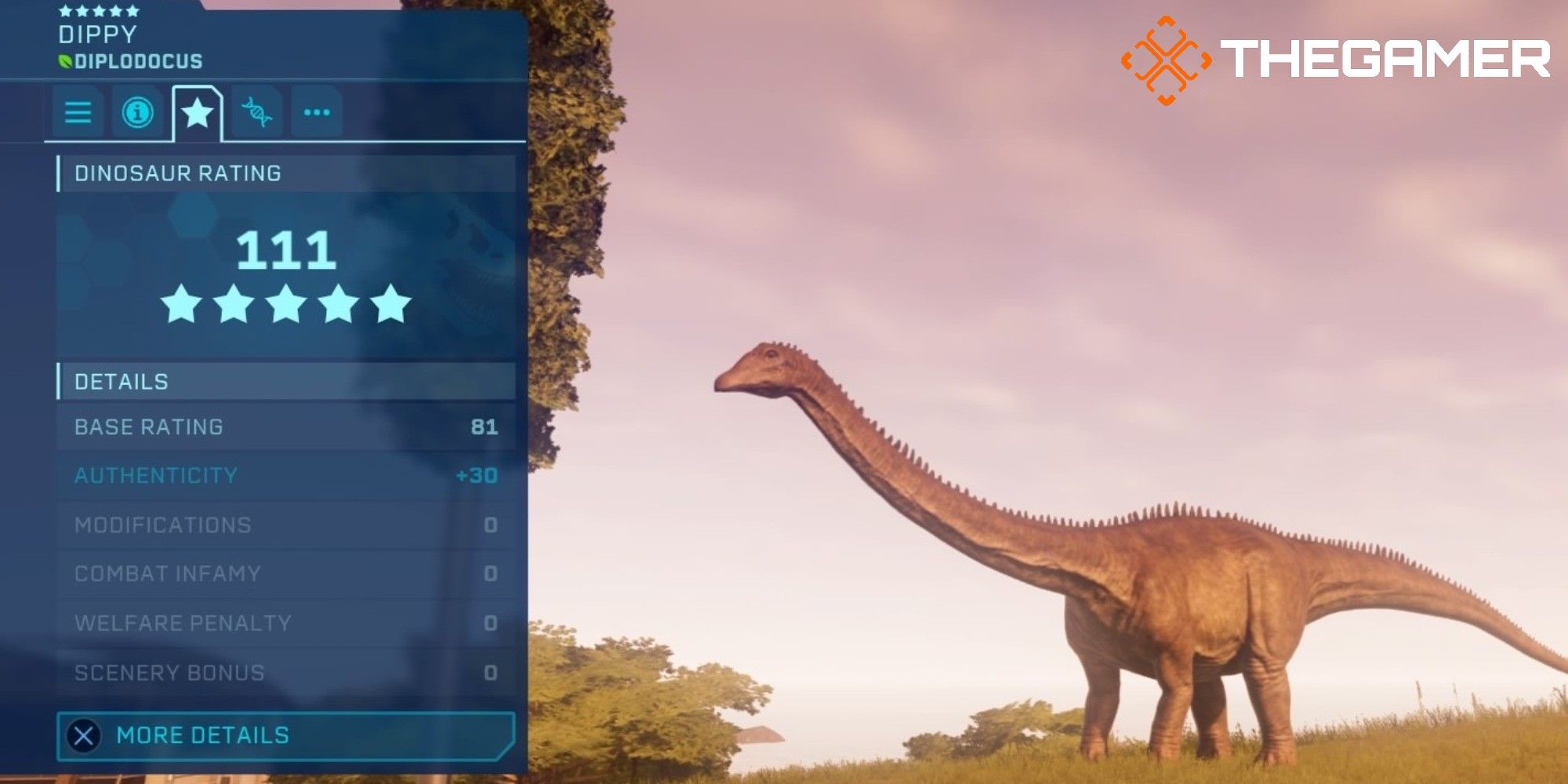 jurassic world evolution dinosaur rating