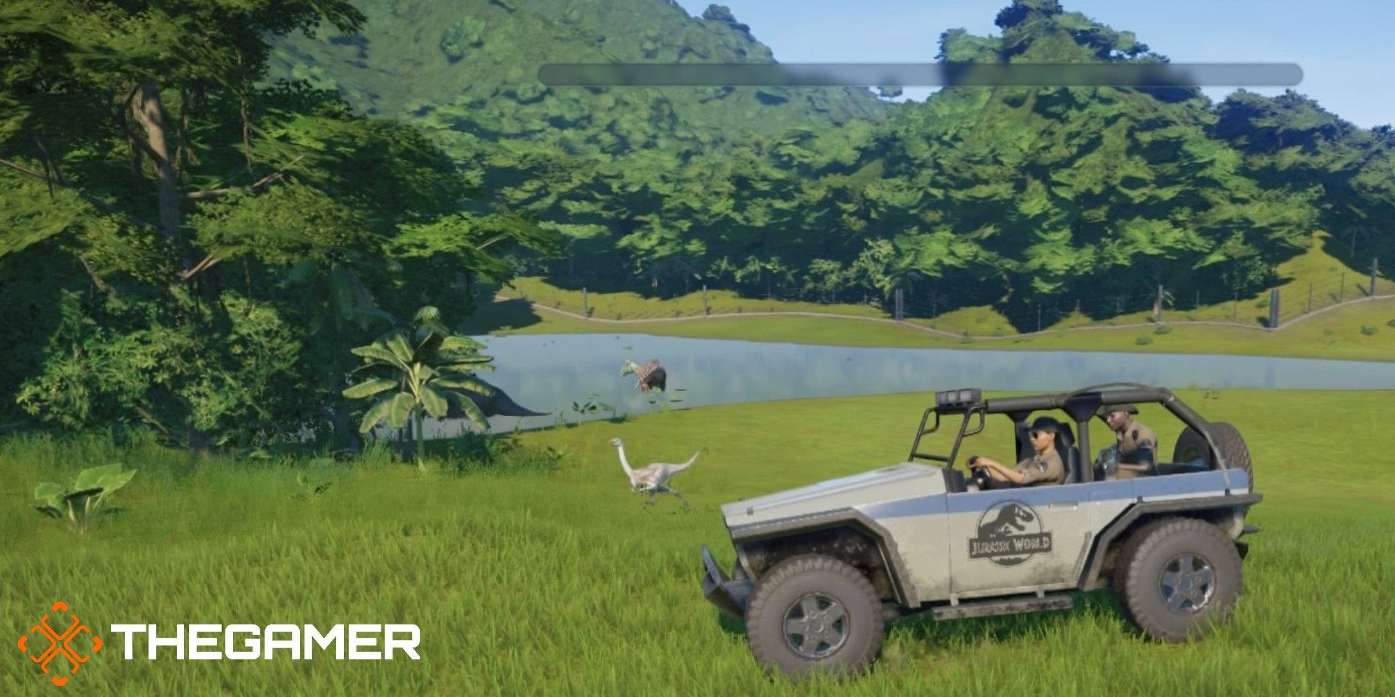 Jurassic World Evolution Ranger Team In Enclosure