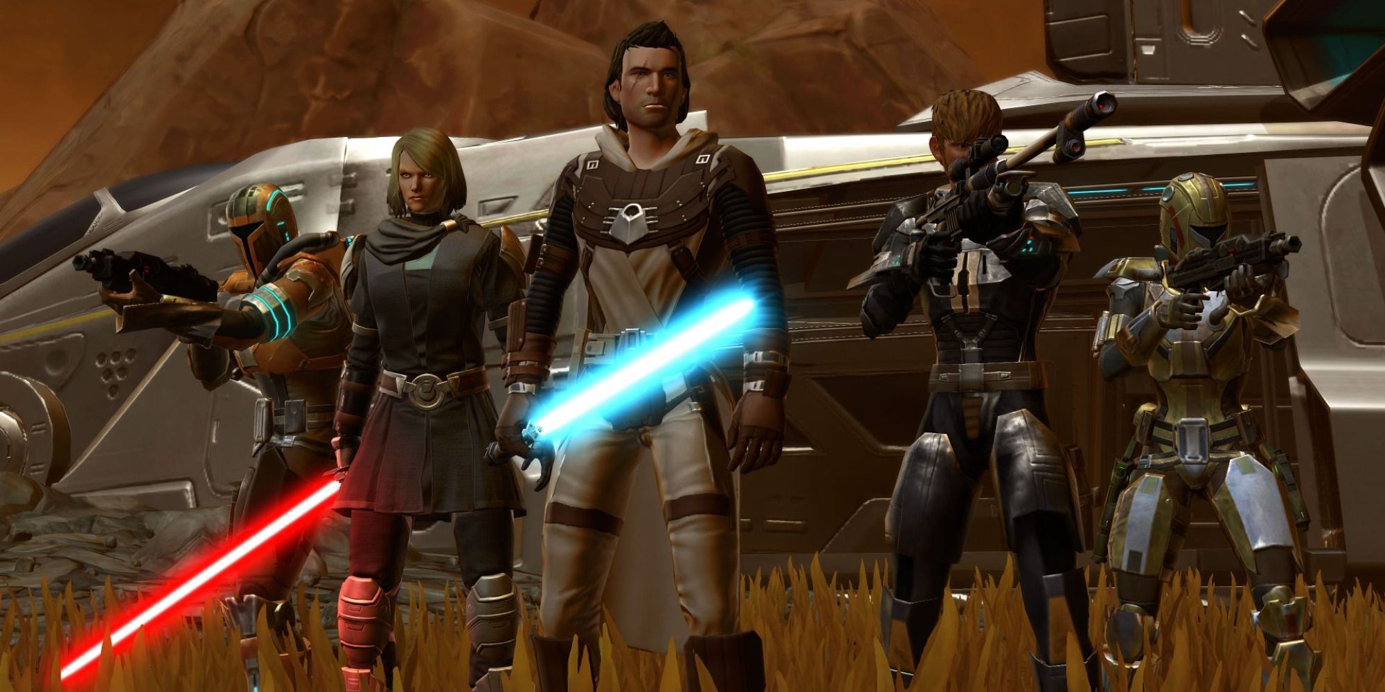MMORPG Star Wars The Old Republic posing