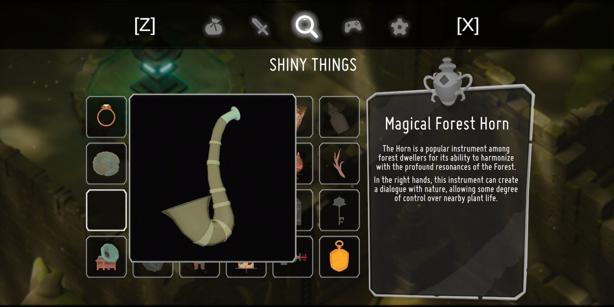 Magical Forest Horn in Death's Door