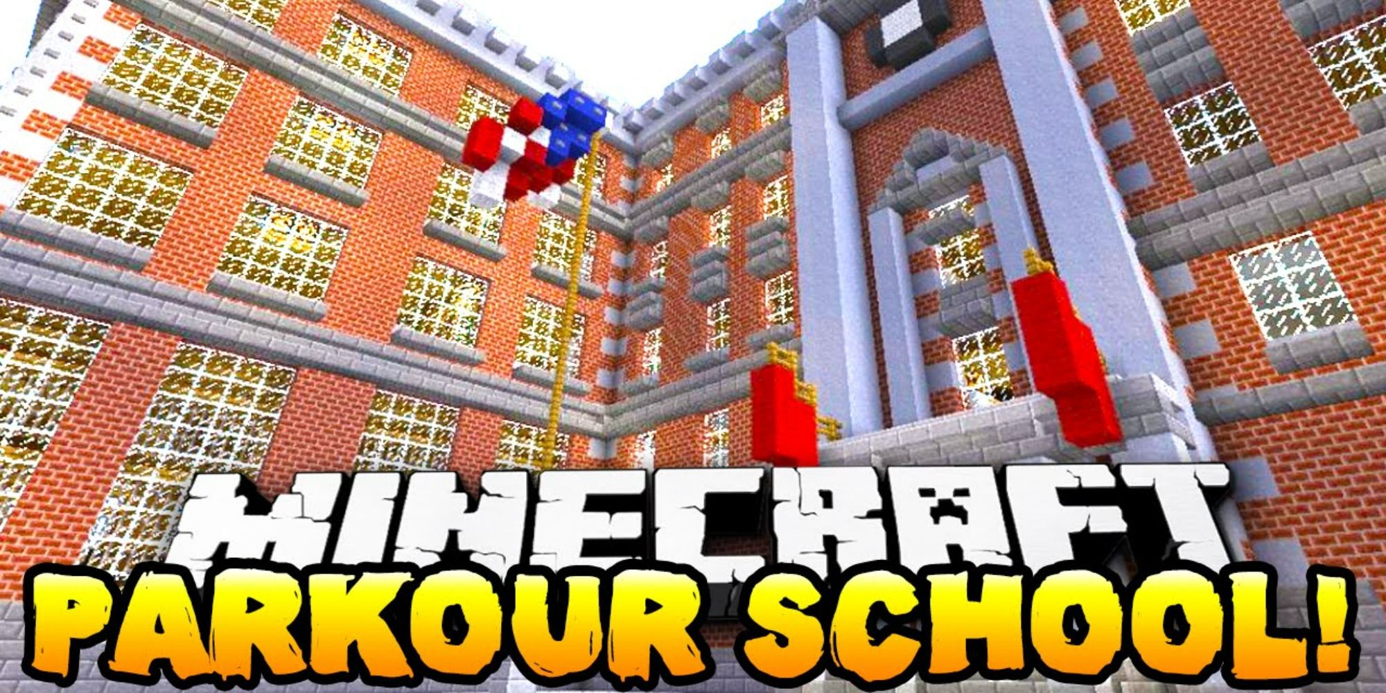 The exterior of the Minecraft Parkour School