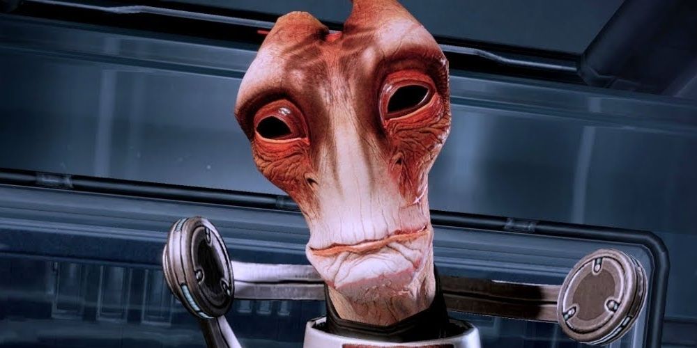 Mass Effect Scientist Mordin Solus Pictured In The Normandy Tech Labs