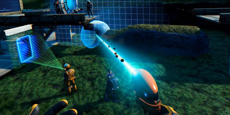 Playing No Man S Sky Beyond On My Pc Via Virtual Desktop With My 3d Printed Flight Stick Oculusquest