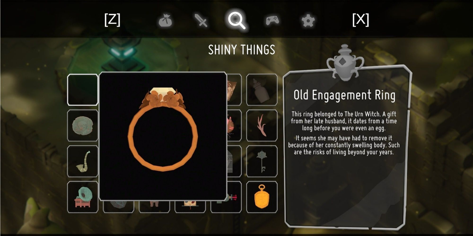 Old Engagement Ring in Death's Door