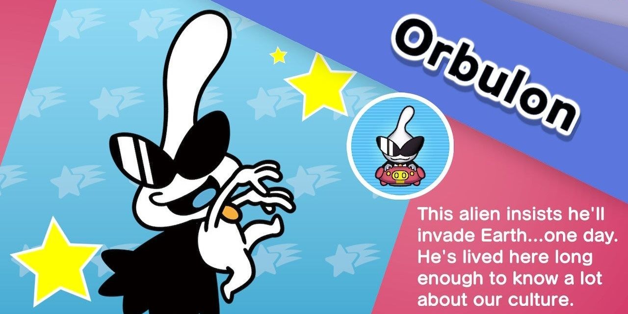 Orbulon in WarioWare: Get It Together!