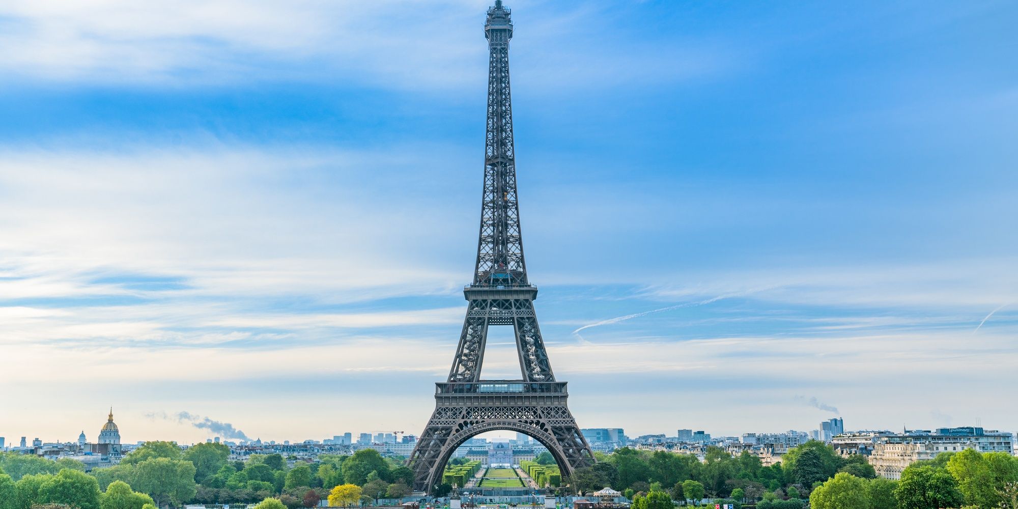 Eiffel Tower as seen in Paris, France