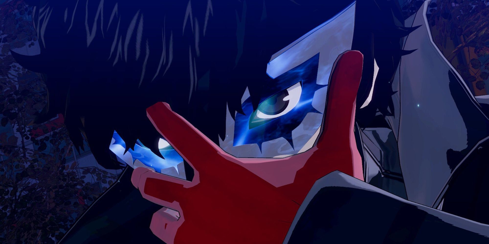 Persona 5 Strikers - Joker Creating A Mask On His Face
