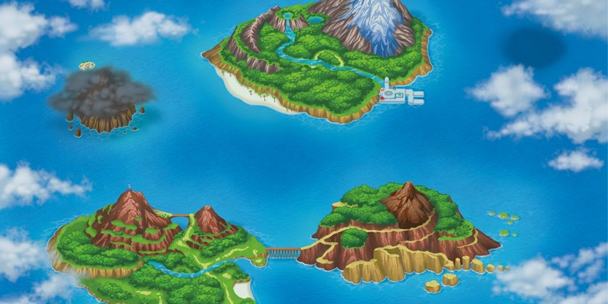 Pokemon Map Of The Oblivia Region