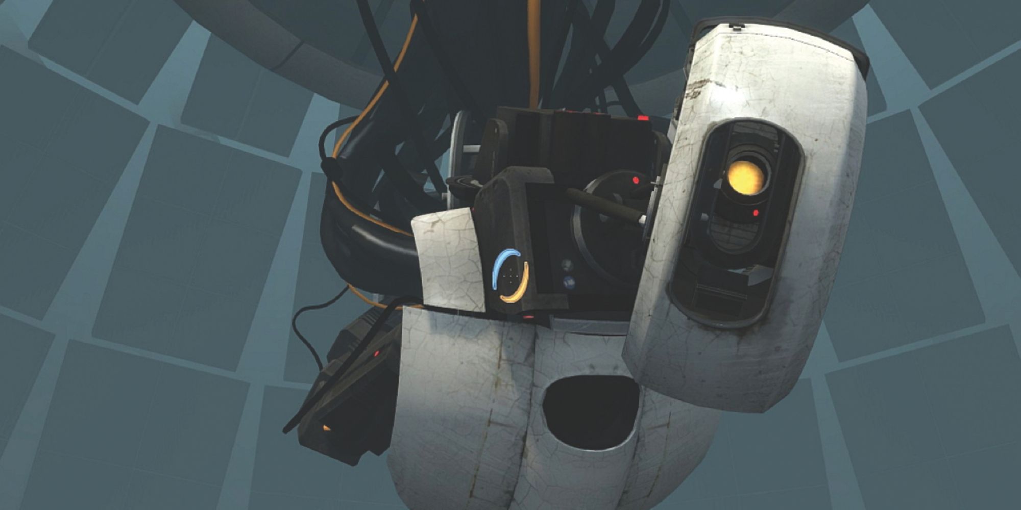 Portal 2 Close Up Of GlaDOS