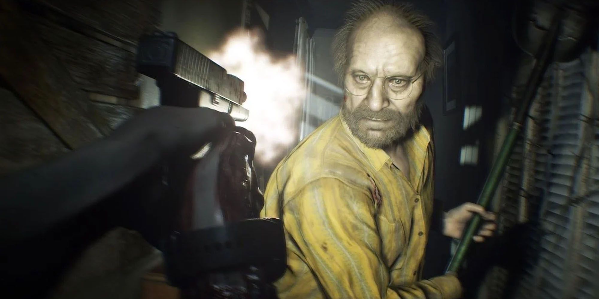 Resident evil 7 jack with a shovel