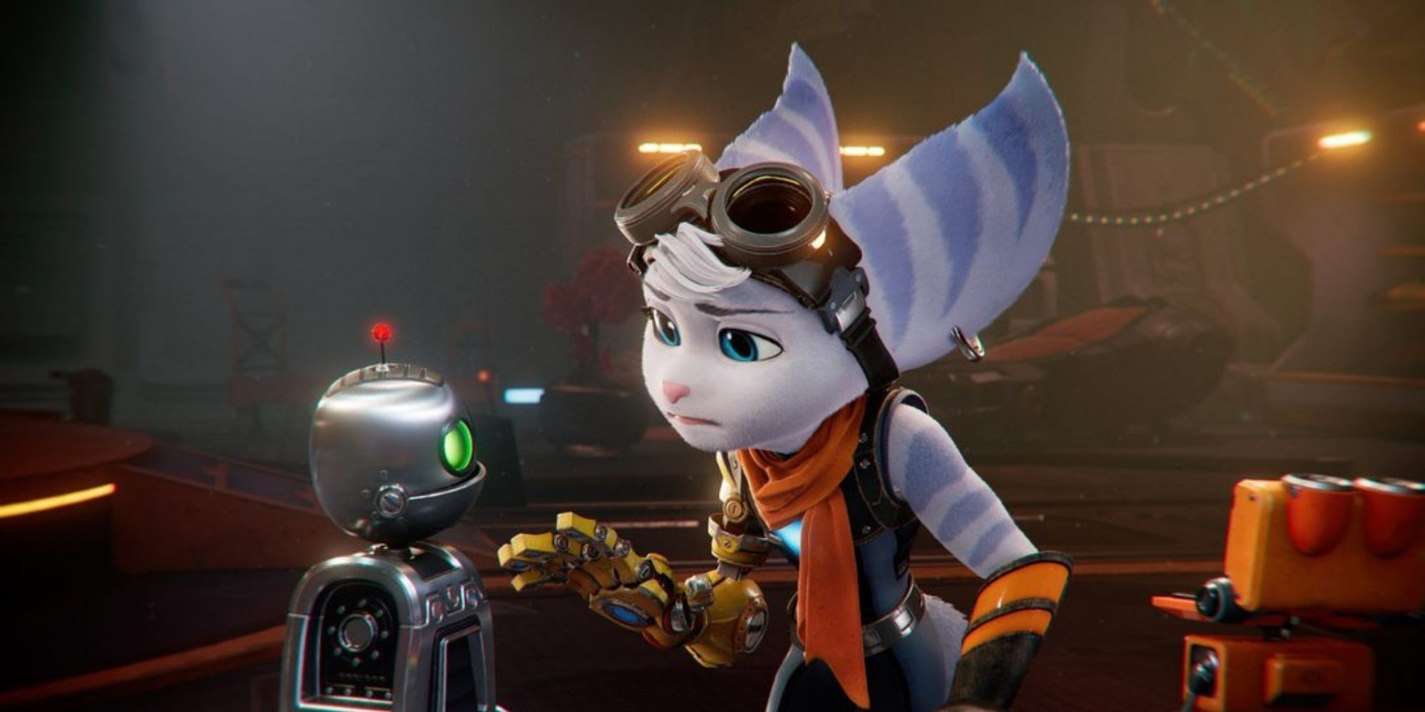 Rivet meeting clank from Ratchet and Clank a rift apart