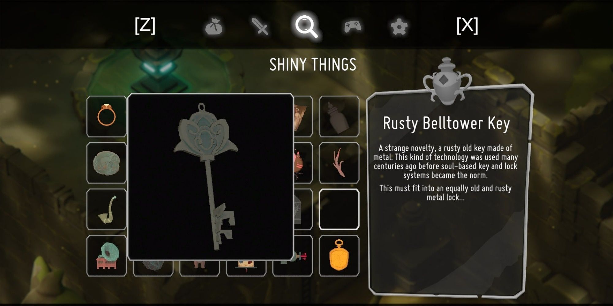 Rusty Belltower Key in Death's Door