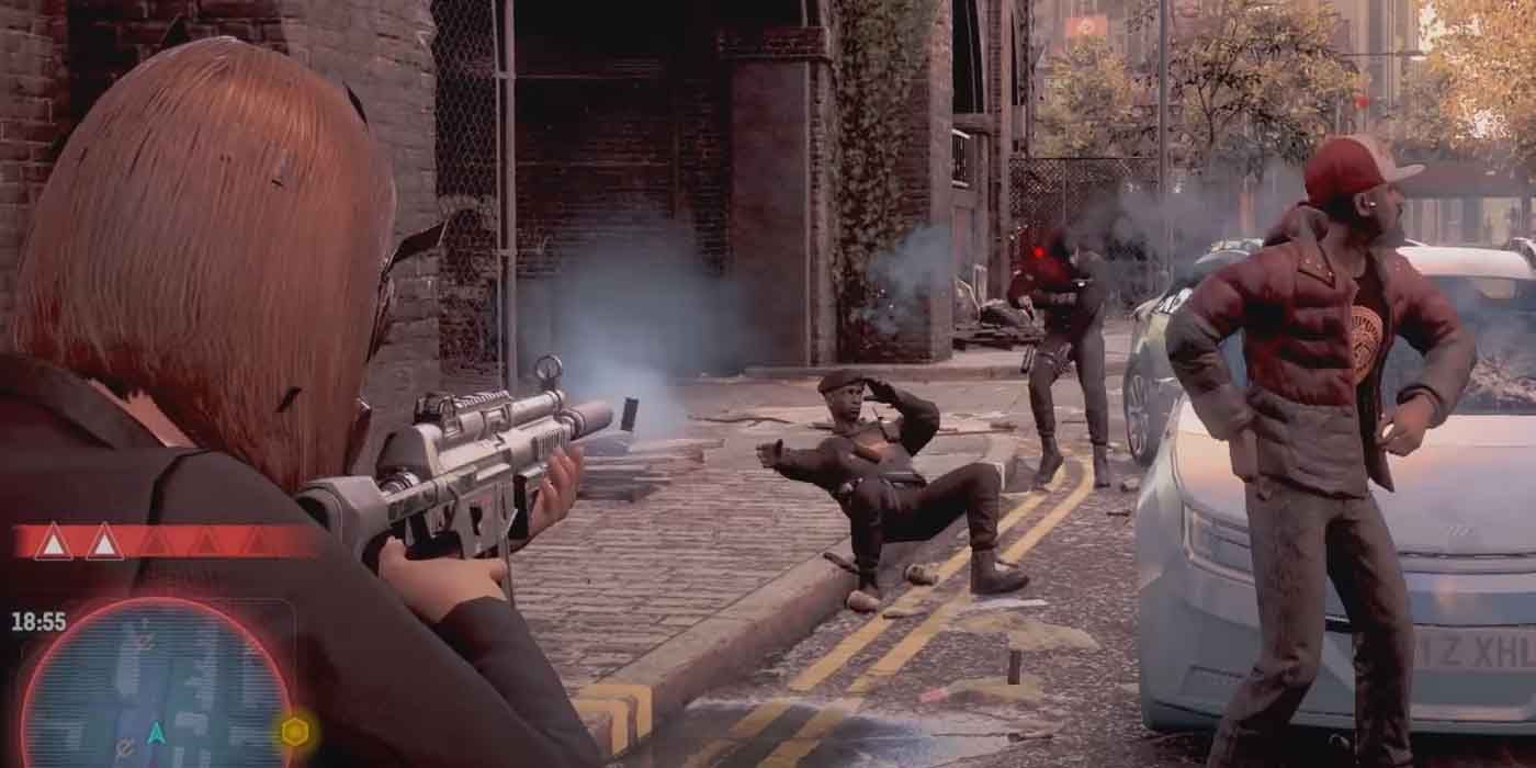 Using the Silenced MP5 in Watch Dogs: Legion