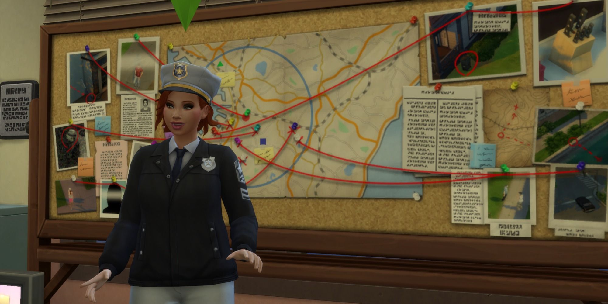 travel to crime scene sims 4